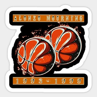 Alonzo Mourning Sticker